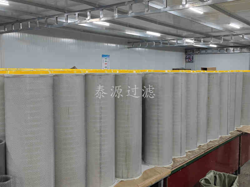 泰源過(guò)濾生產(chǎn)的氣體過(guò)濾除塵濾筒的濾材種類(lèi)有哪些